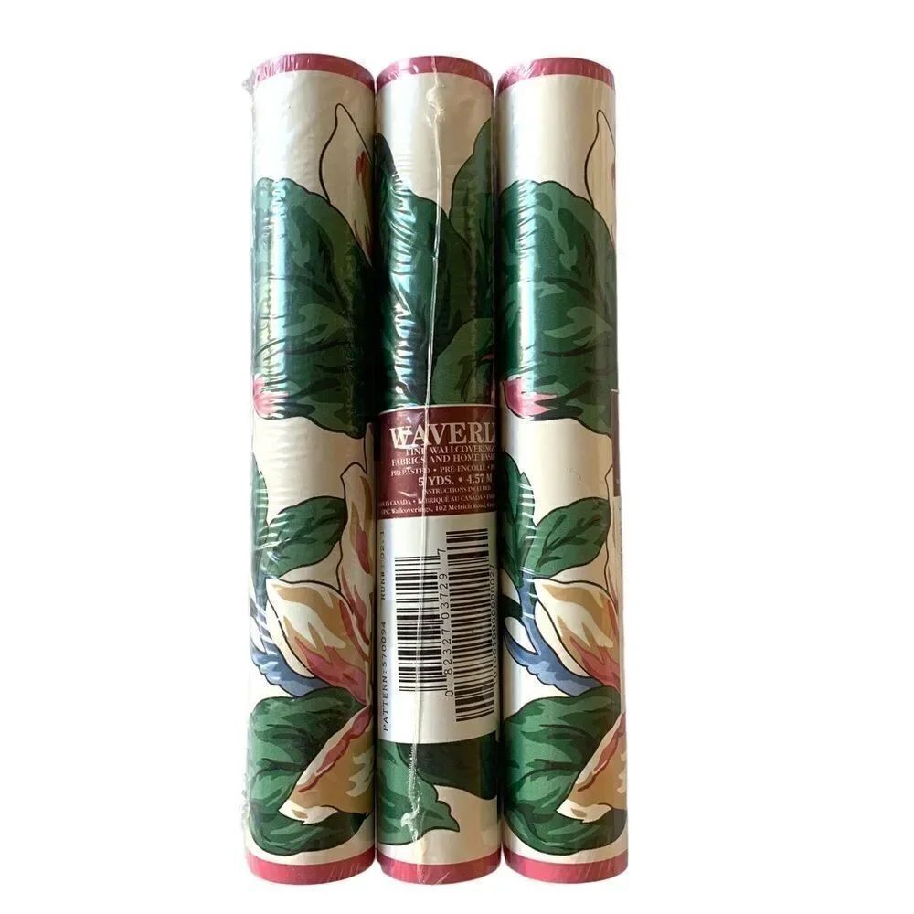 Waverly Floral Btanical Wallpaper Border